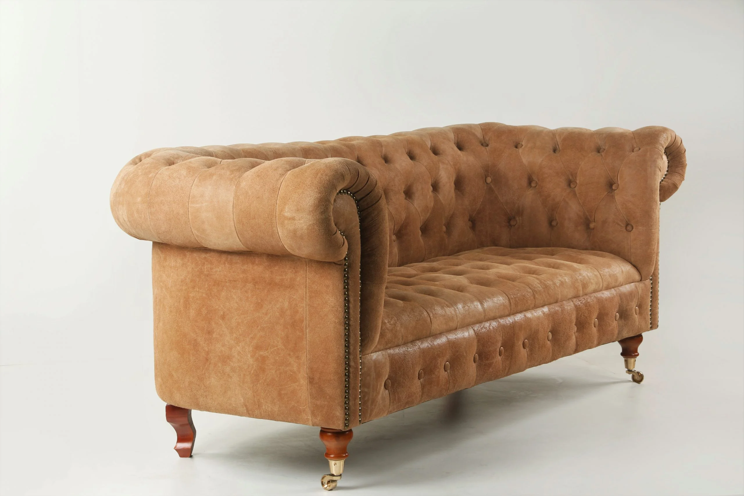 Sillones de Cuero - Chesterfield Respaldo Curvo